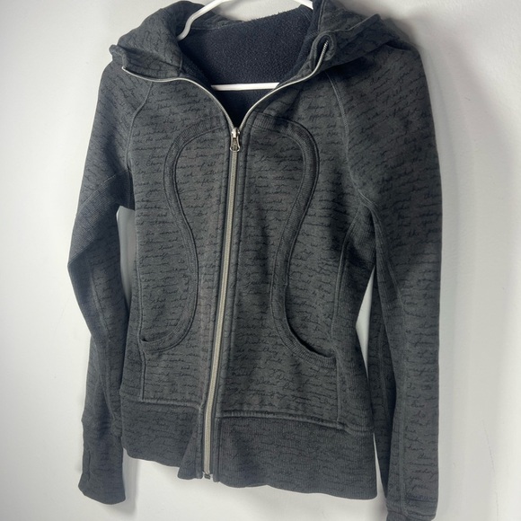 Lululemon Scuba Manifesto Full Zip Script hoodie 4 - Picture 3 of 9